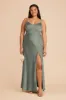 Jay Matte Satin Dress - Sea Glass sold by Birdy Grey