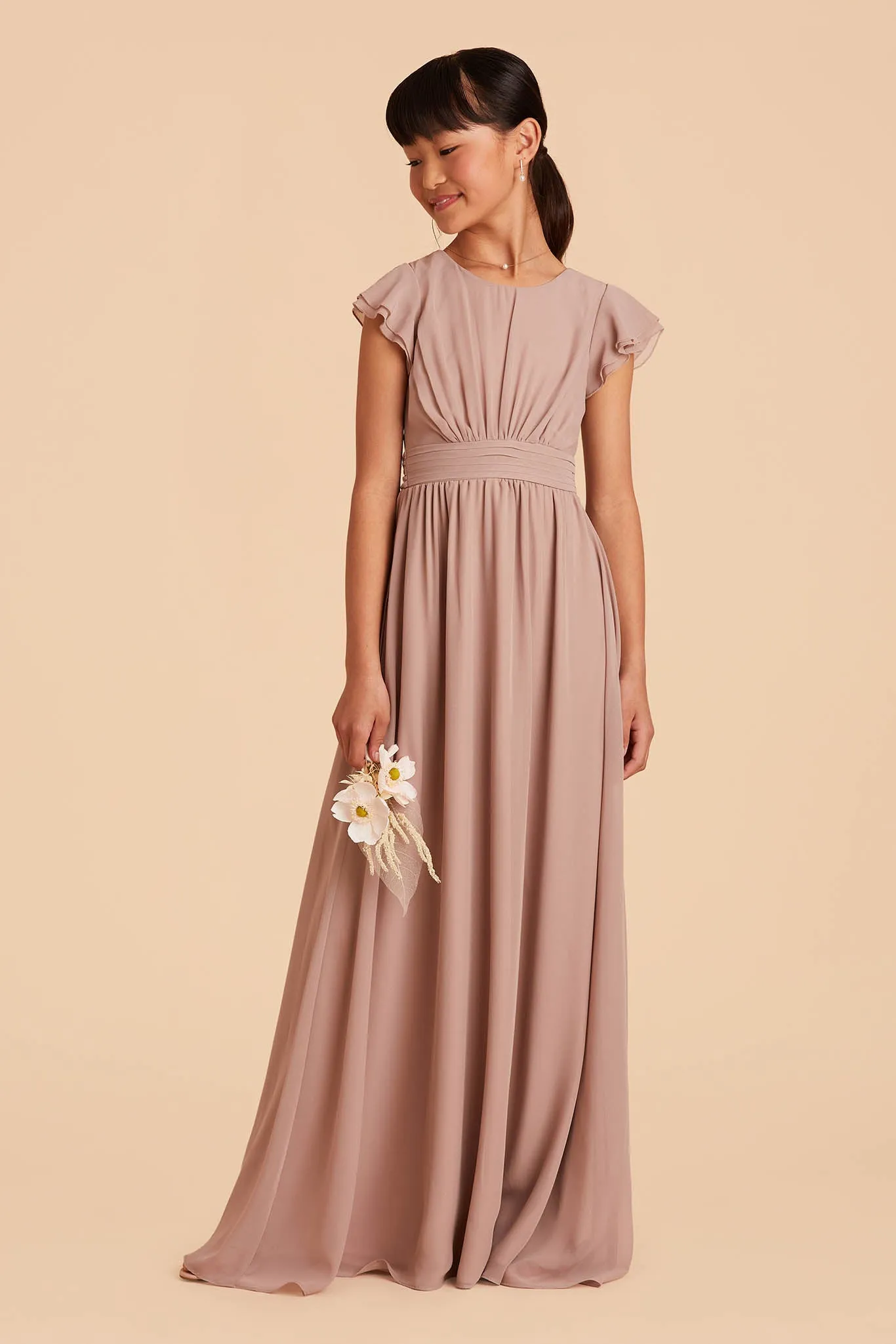 Celine Junior Dress - Taupe sold by Birdy Grey product image thumbnail 2