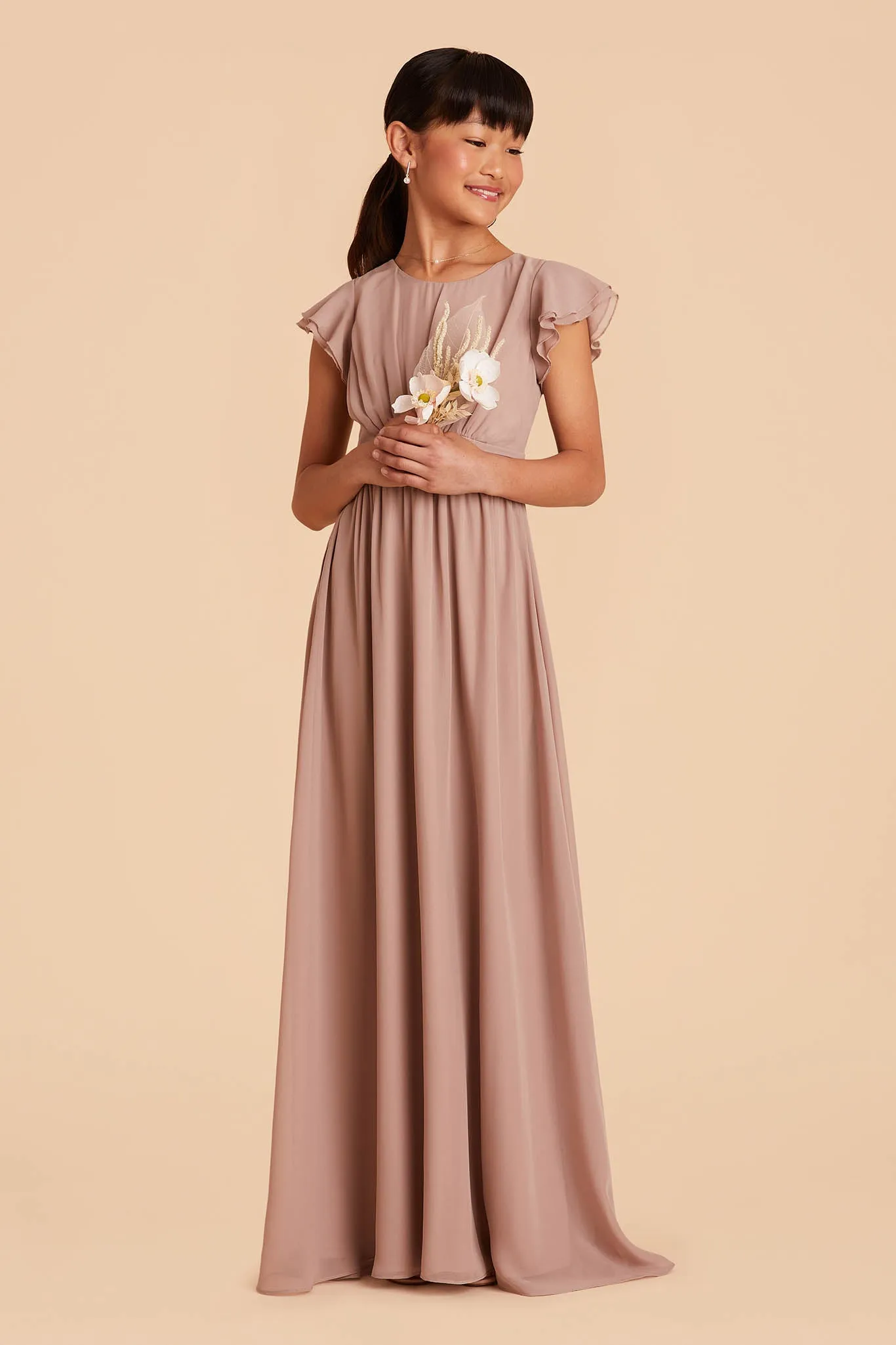 Celine Junior Dress - Taupe sold by Birdy Grey product image thumbnail 3