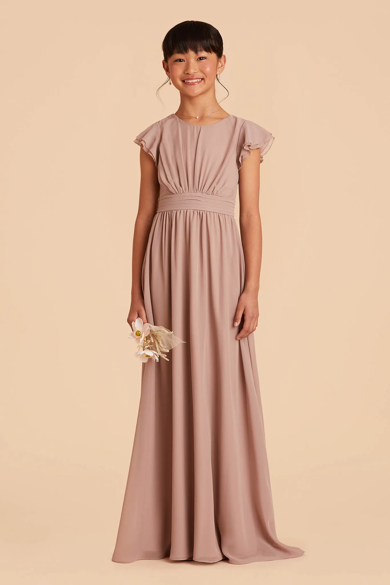 Celine Junior Dress - Taupe sold by Birdy Grey product image thumbnail 5