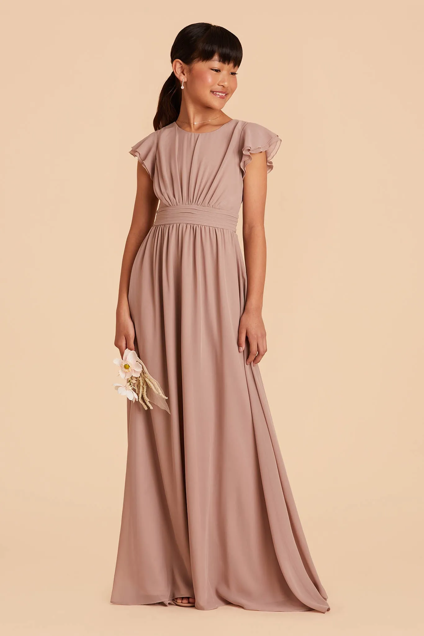 Celine Junior Dress - Taupe sold by Birdy Grey product image thumbnail 4