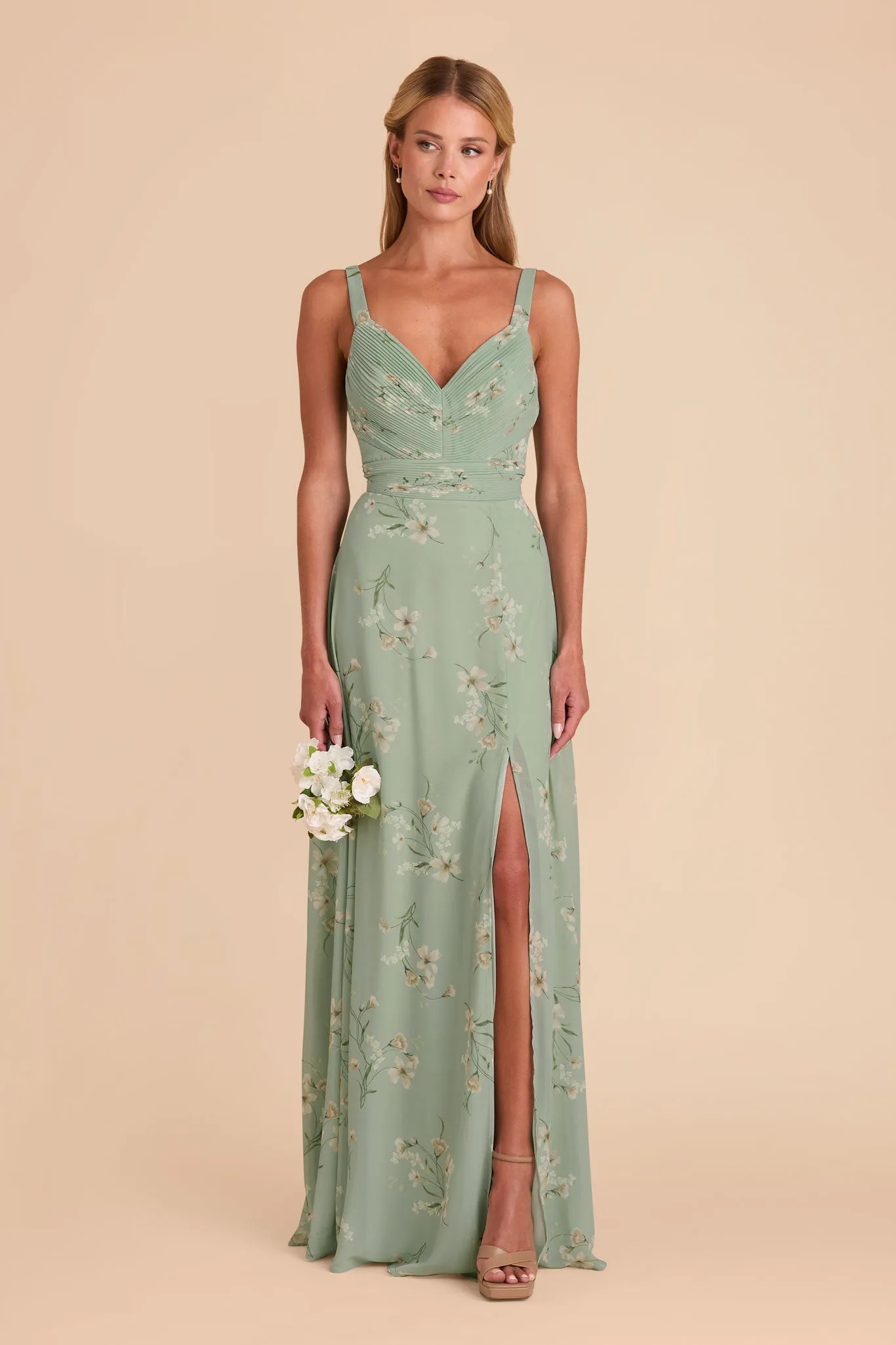 Deborah Chiffon Dress - Sage Le Fleur sold by Birdy Grey product image thumbnail 2