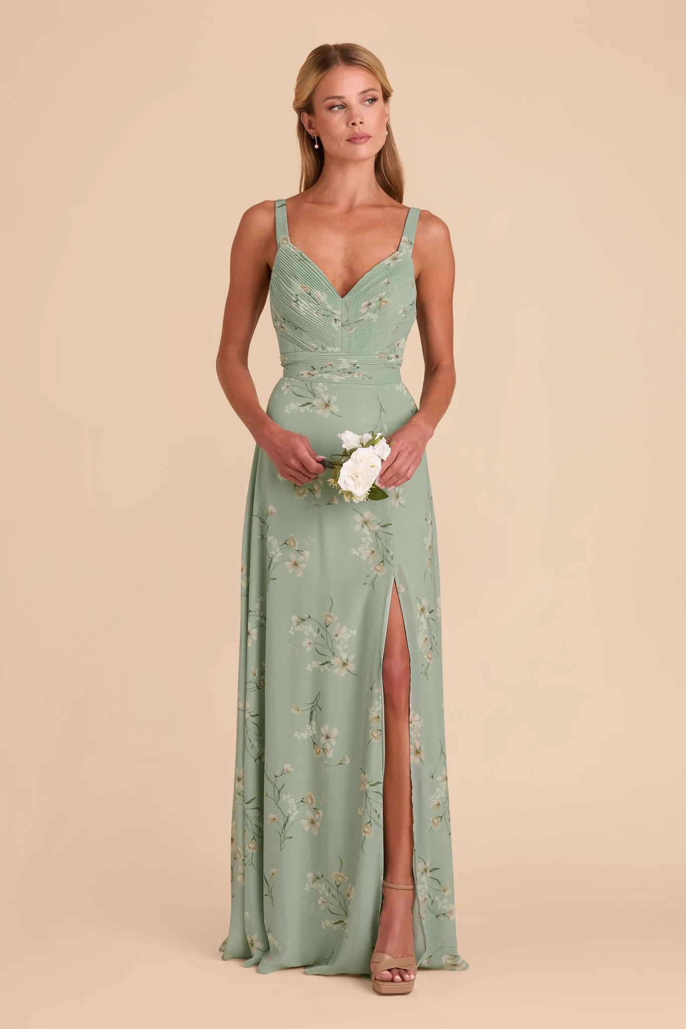 Deborah Chiffon Dress - Sage Le Fleur sold by Birdy Grey product image thumbnail 3