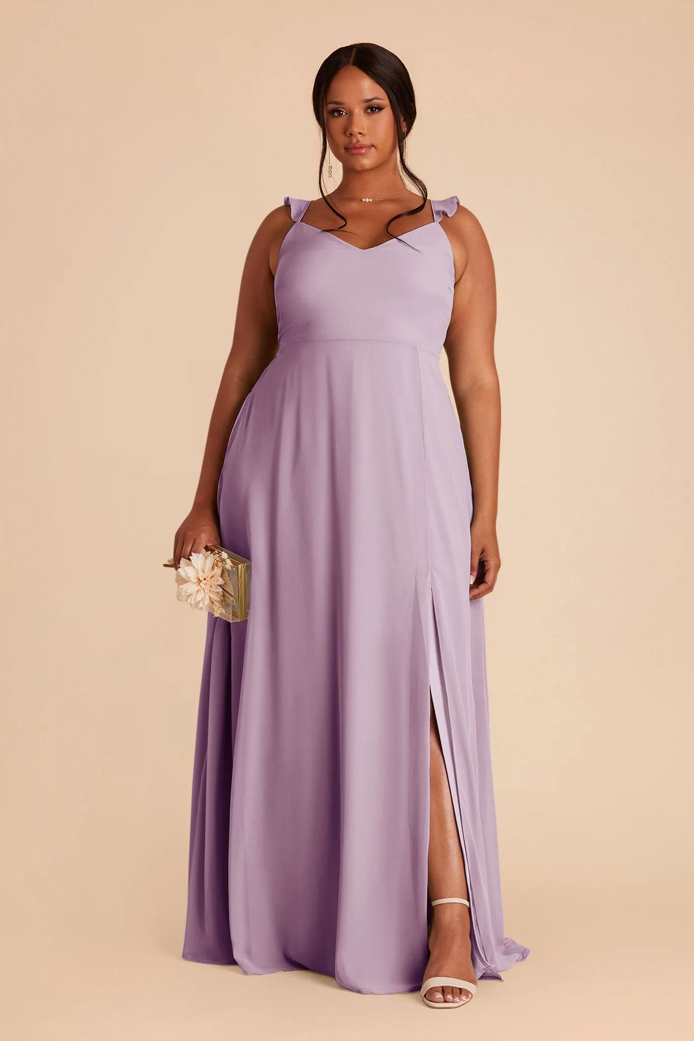 Doris Chiffon Dress - Lavender sold by Birdy Grey product image thumbnail 2