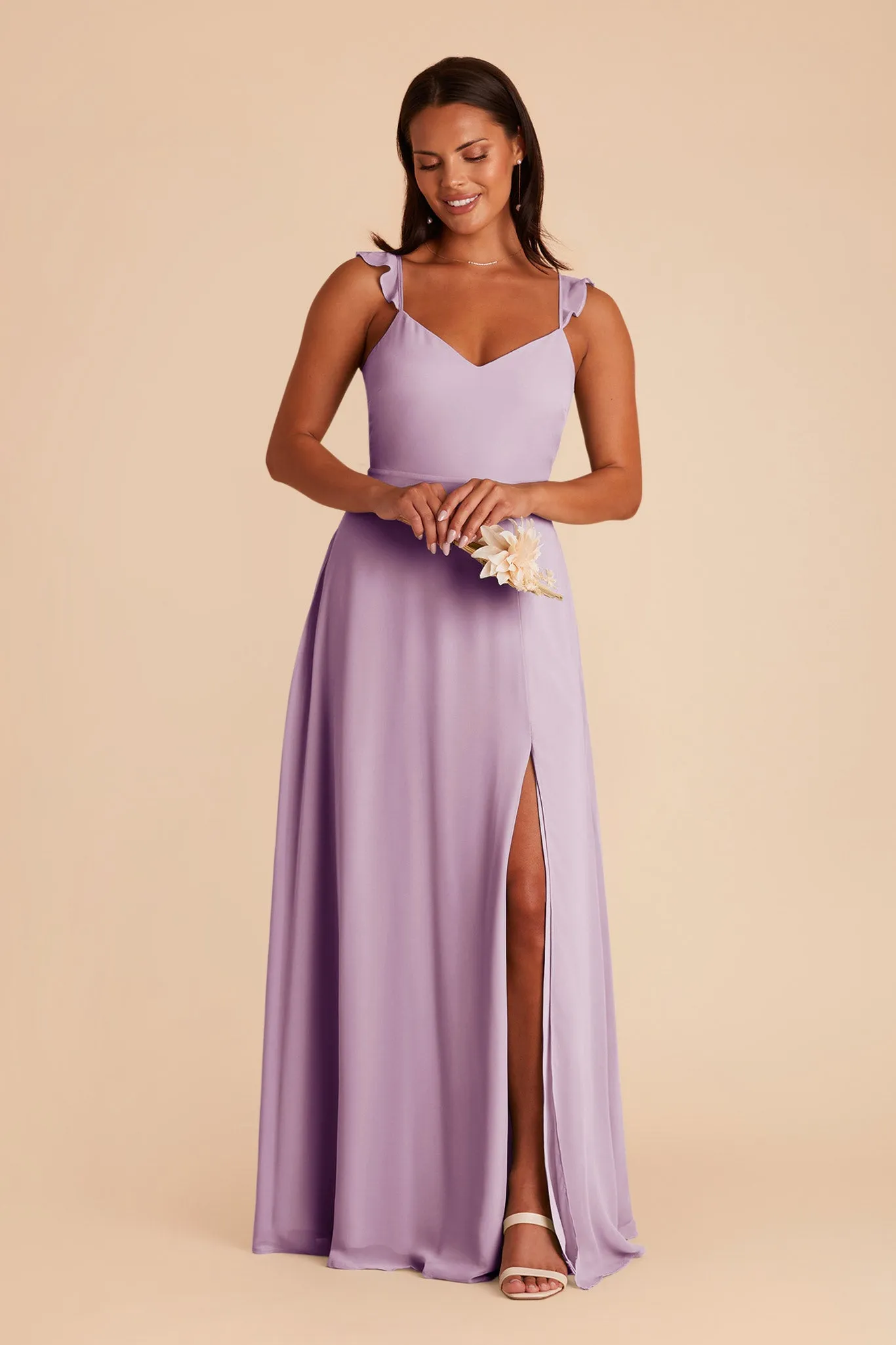 Doris Chiffon Dress - Lavender sold by Birdy Grey product image thumbnail 3