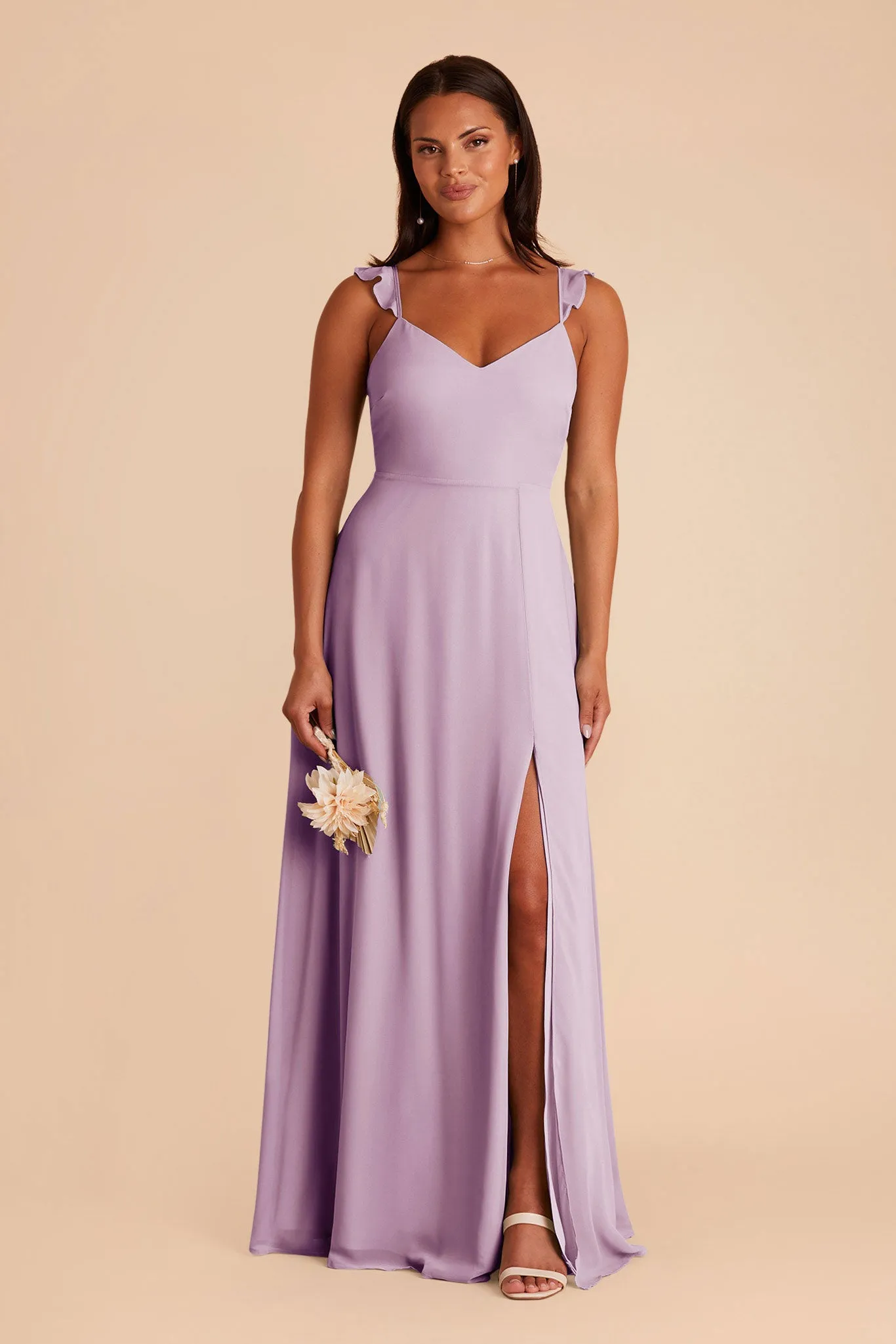 Doris Chiffon Dress - Lavender sold by Birdy Grey