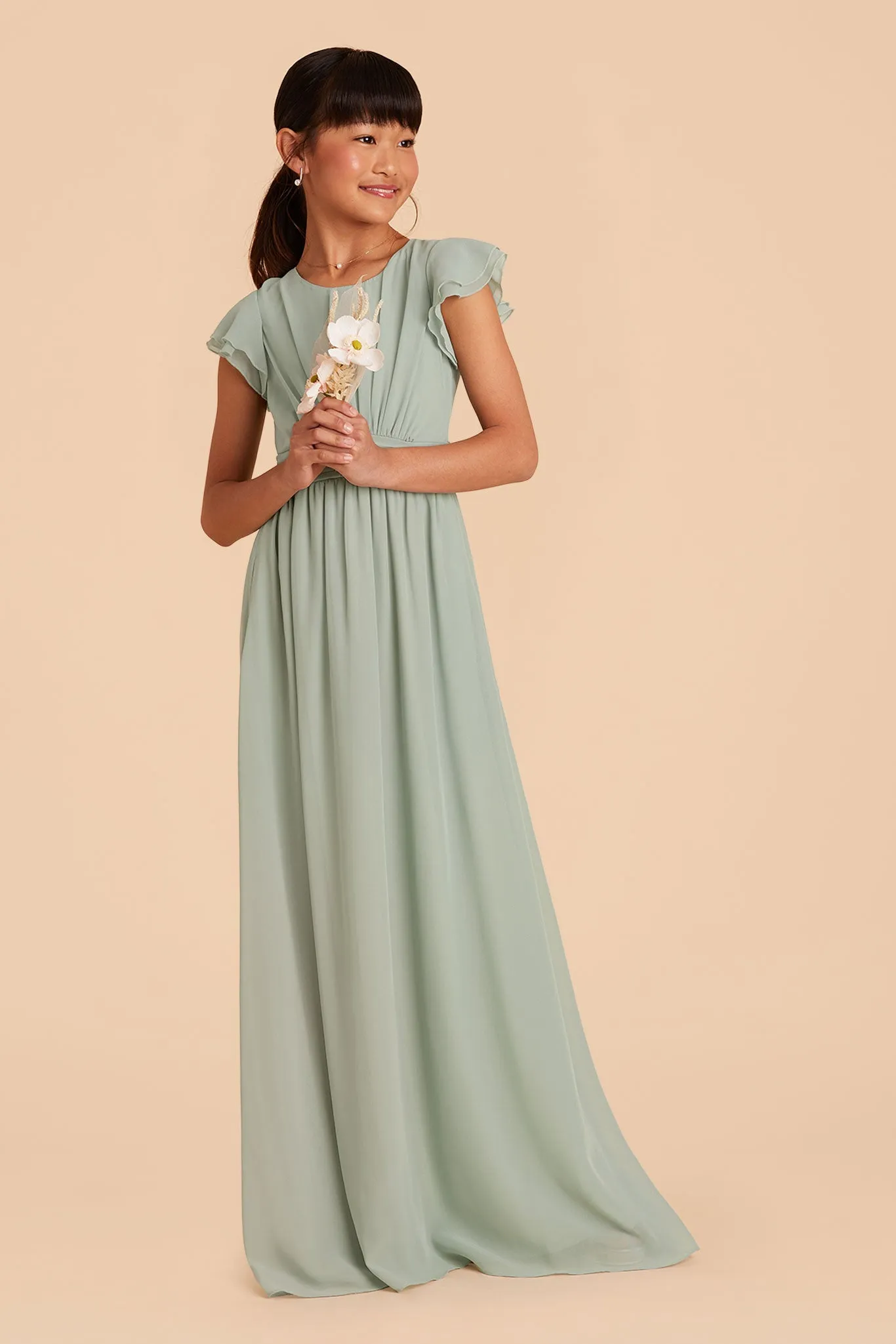 Celine Junior Dress - Sage sold by Birdy Grey product image thumbnail 3