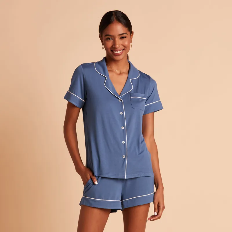 Jonny Pajama Set - Twilight sold by Birdy Grey