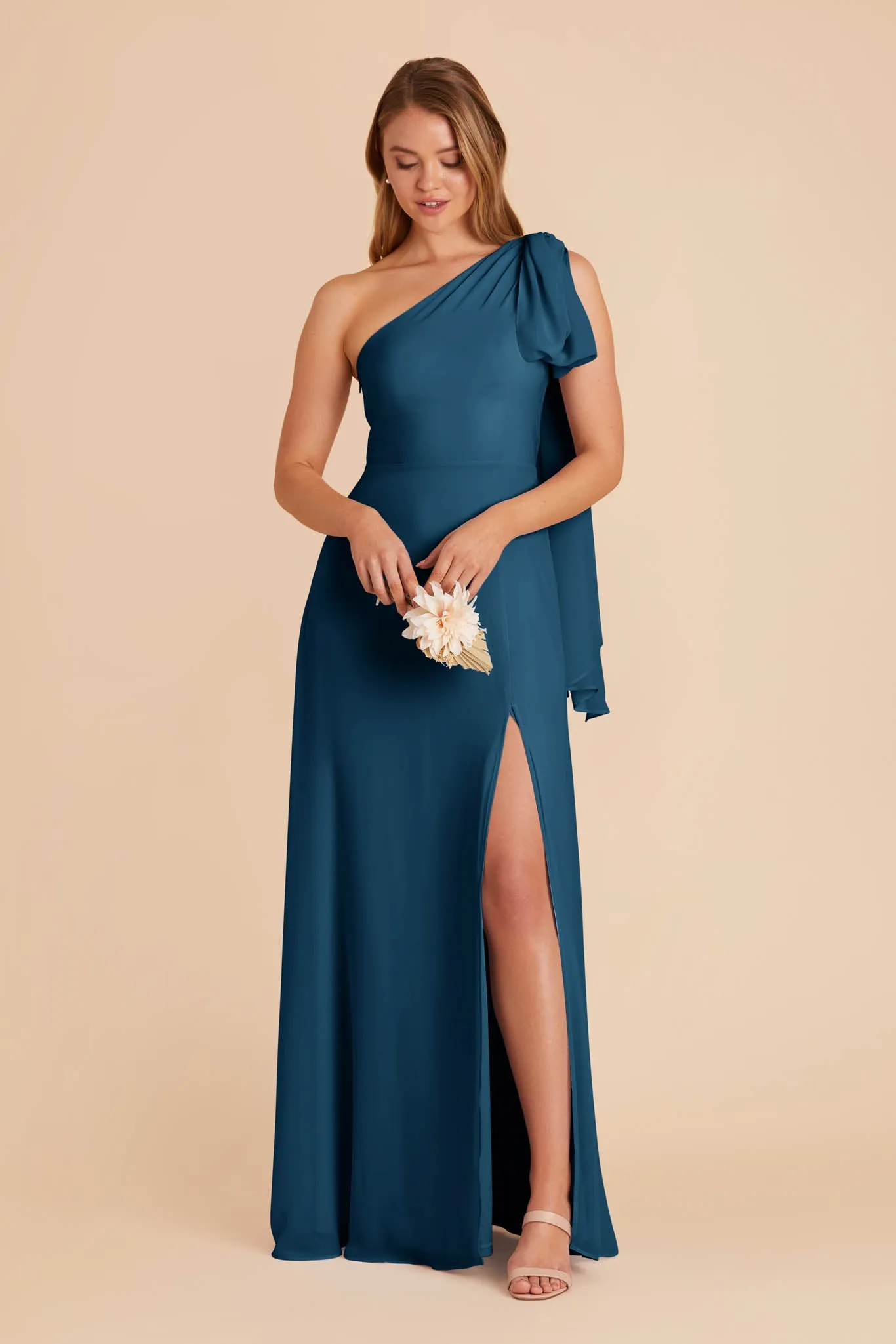 Melissa Chiffon Dress - Dark Teal sold by Birdy Grey product image thumbnail 3