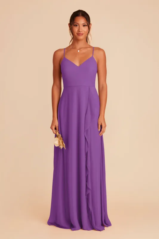 Theresa Chiffon Dress - Amethyst sold by Birdy Grey