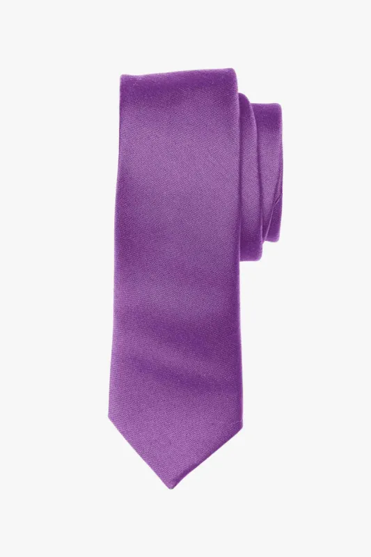 Simon Necktie - Amethyst sold by Birdy Grey