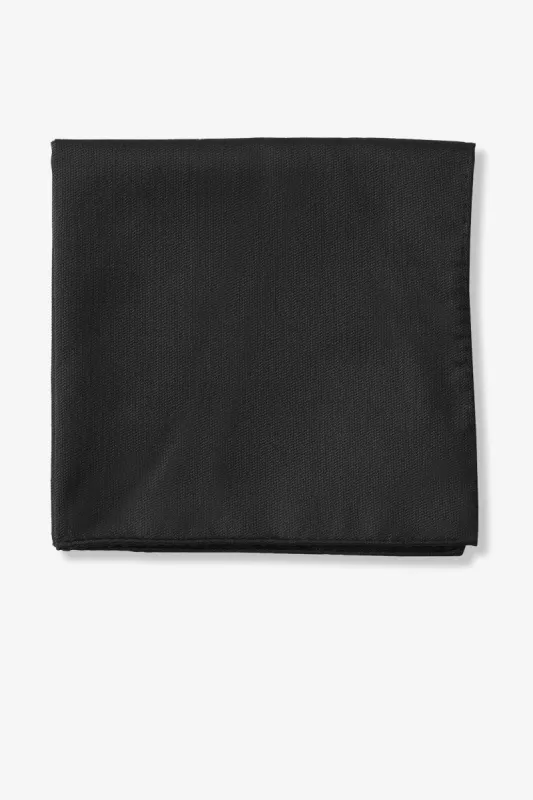 Didi Pocket Square - Black sold by Birdy Grey