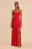 Mia Matte Satin Convertible Dress - Ruby Red sold by Birdy Grey
