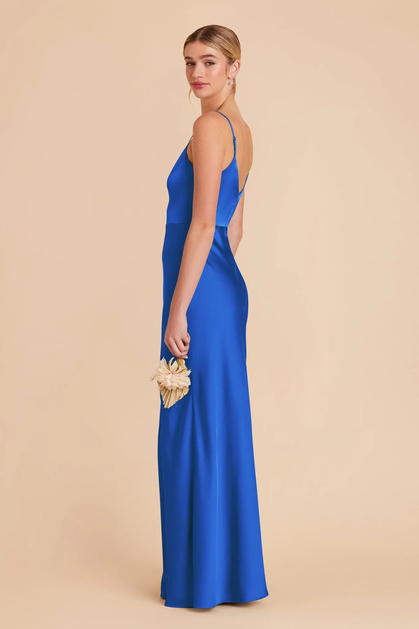 Jay Matte Satin Dress - Cobalt Blue sold by Birdy Grey product image thumbnail 4