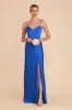 Jay Matte Satin Dress - Cobalt Blue sold by Birdy Grey