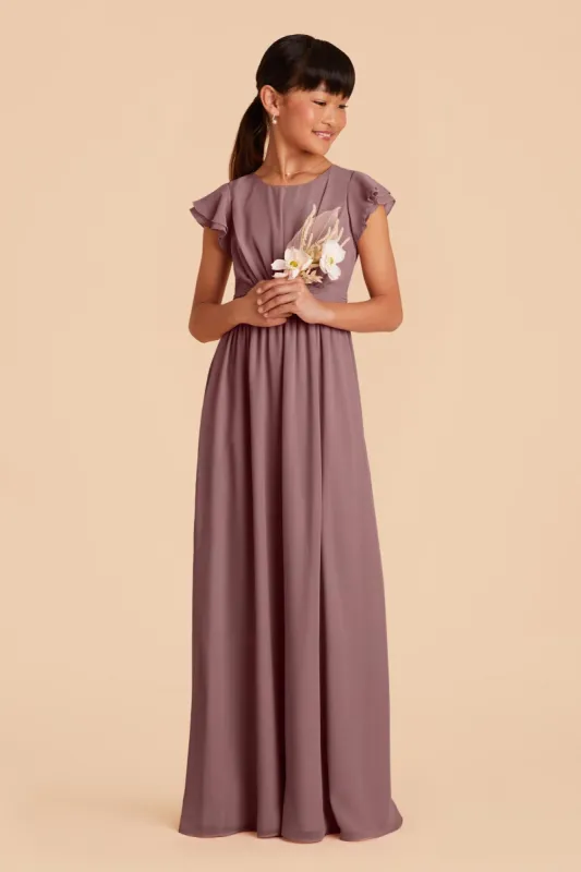 Celine Junior Dress - Dark Mauve sold by Birdy Grey