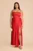 Mai Matte Satin Dress - Ruby Red sold by Birdy Grey