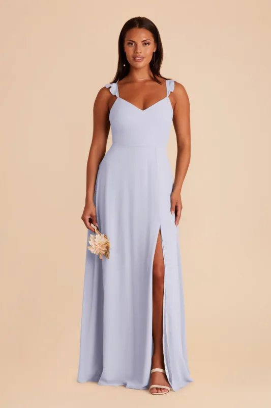 Doris Chiffon Dress - Periwinkle Blue sold by Birdy Grey