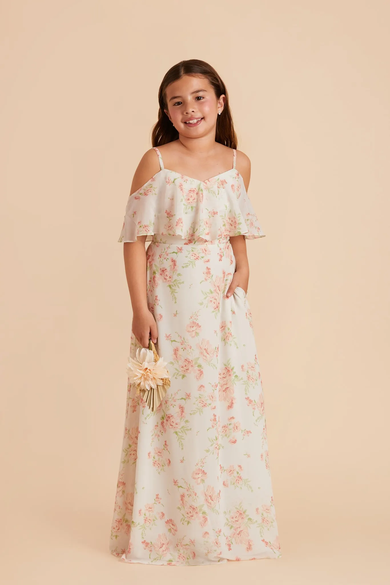 Janie Convertible Junior Dress - Whimsical Blooms sold by Birdy Grey product image thumbnail 3
