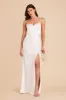 Jessica Matte Satin Dress - White sold by Birdy Grey