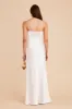 Jessica Matte Satin Dress - White sold by Birdy Grey