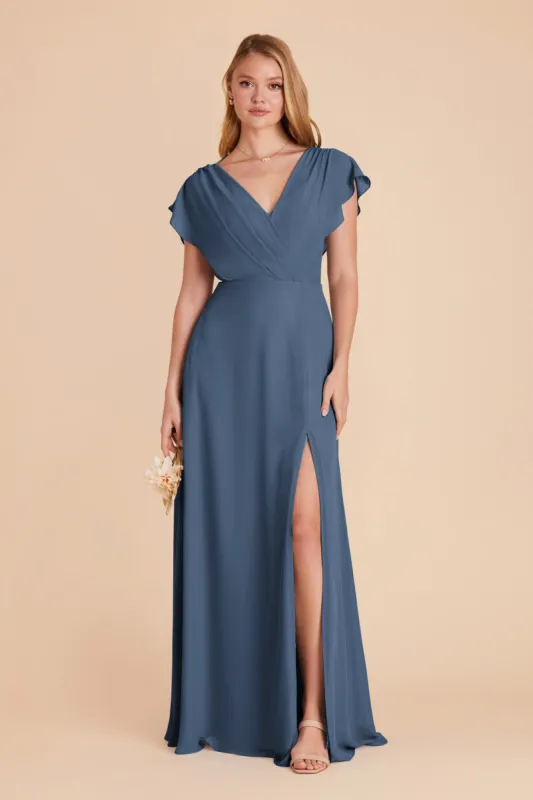 Violet Chiffon Dress - Twilight sold by Birdy Grey