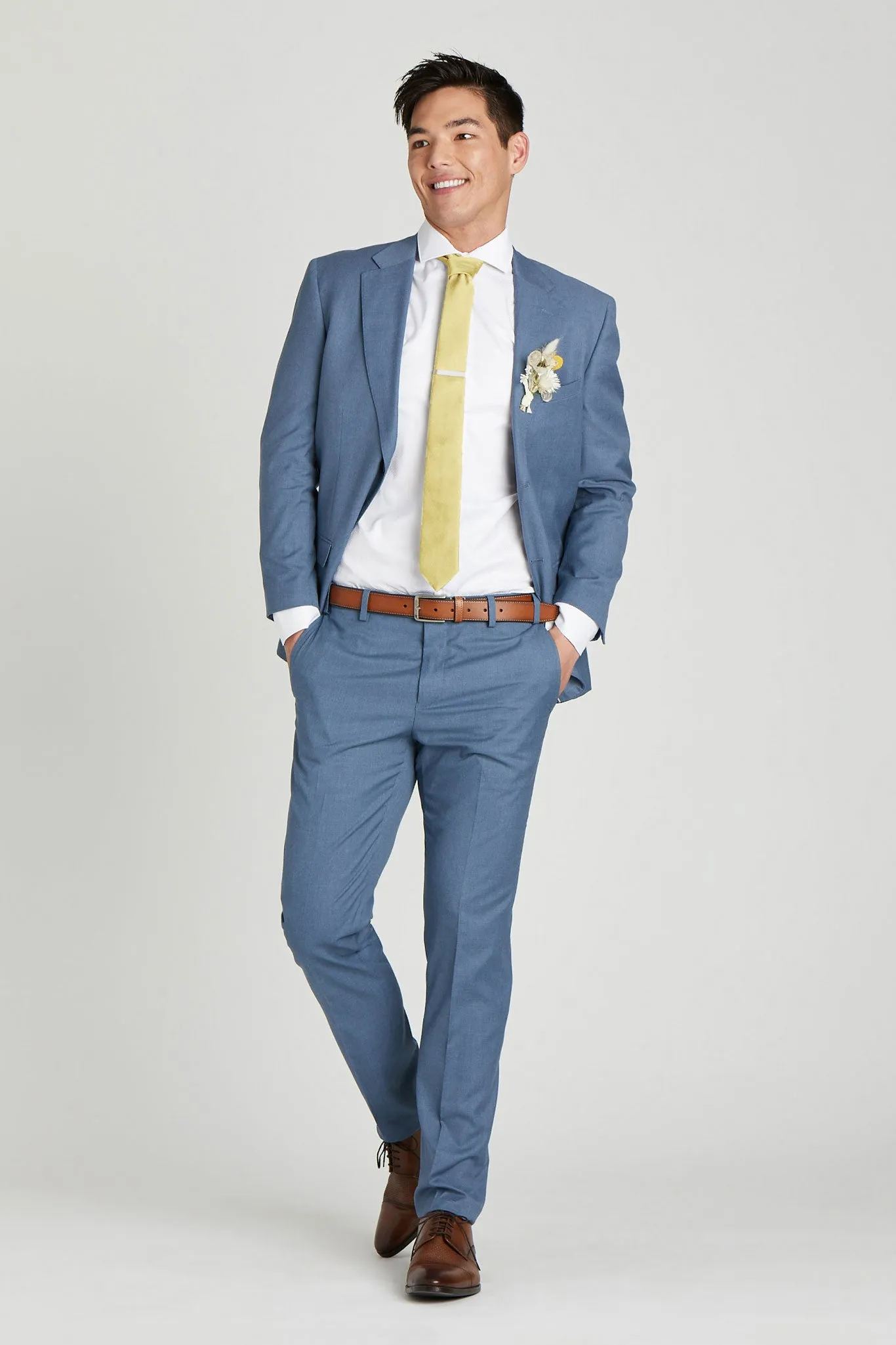 Simon Necktie - Lemon Sorbet sold by Birdy Grey product image thumbnail 3