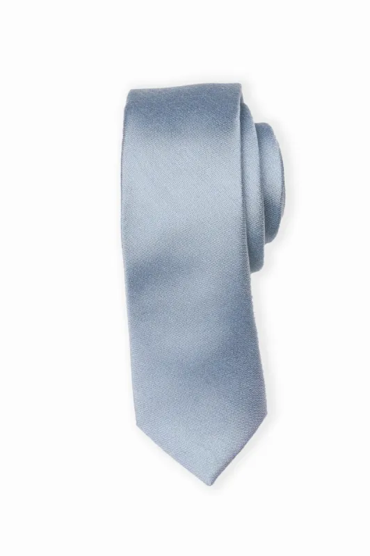 Simon Necktie - Dusty Blue sold by Birdy Grey