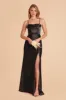 Mia Shiny Satin Convertible Dress - Black sold by Birdy Grey