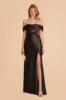 Mia Shiny Satin Convertible Dress - Black sold by Birdy Grey