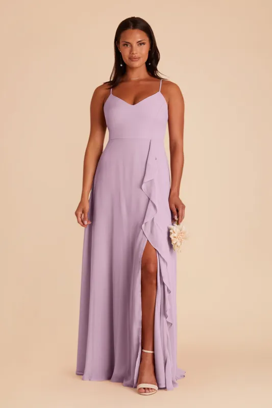 Theresa Chiffon Dress - Lavender sold by Birdy Grey