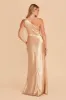 Kira Shiny Satin Dress - Gold sold by Birdy Grey