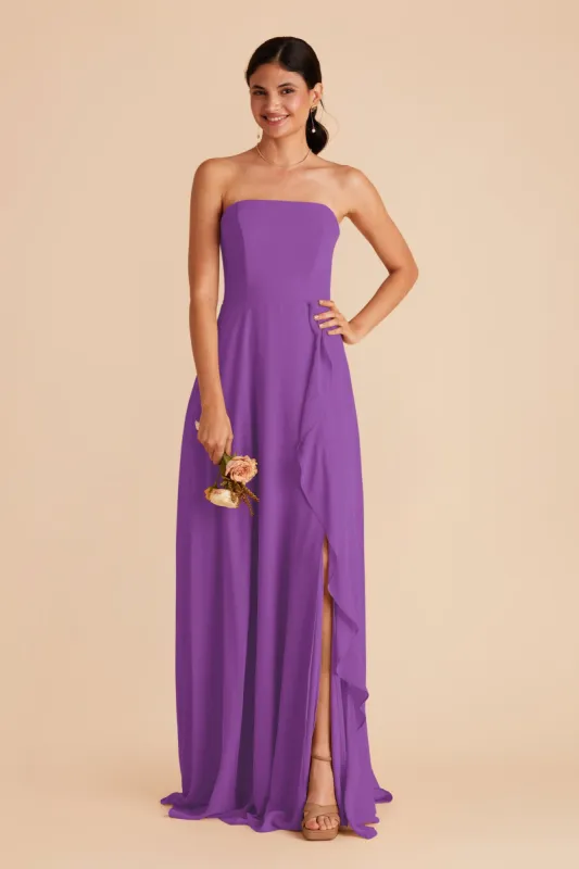 Winnie Convertible Chiffon Dress - Amethyst sold by Birdy Grey