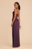 Lydia Matte Satin Dress - Plum sold by Birdy Grey