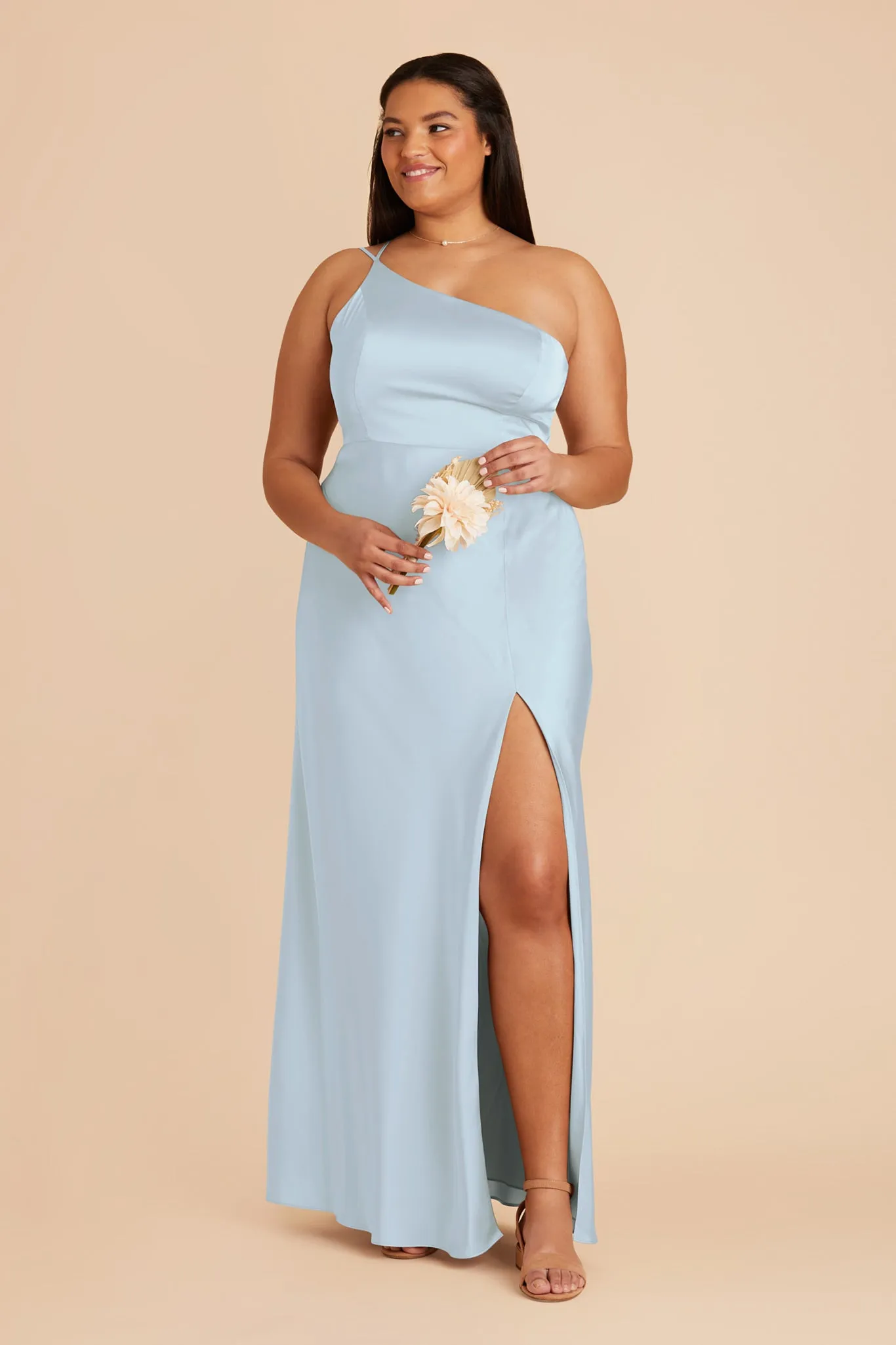 Kensie Matte Satin Dress - Mist Blue sold by Birdy Grey product image thumbnail 2