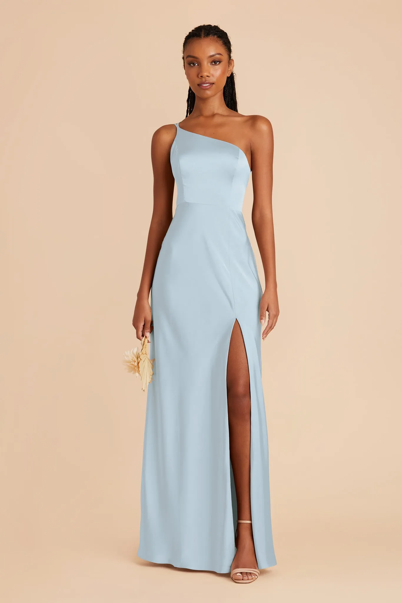Kensie Matte Satin Dress - Mist Blue sold by Birdy Grey product image thumbnail 3