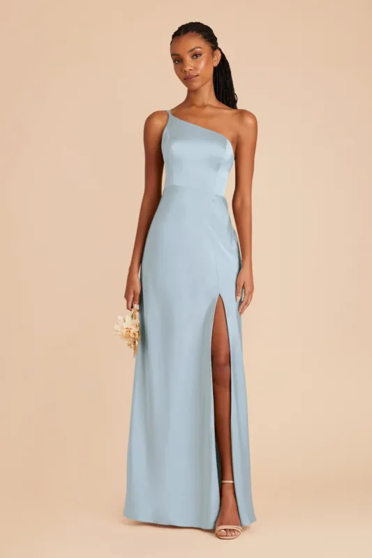 Kensie Matte Satin Dress - Mist Blue sold by Birdy Grey