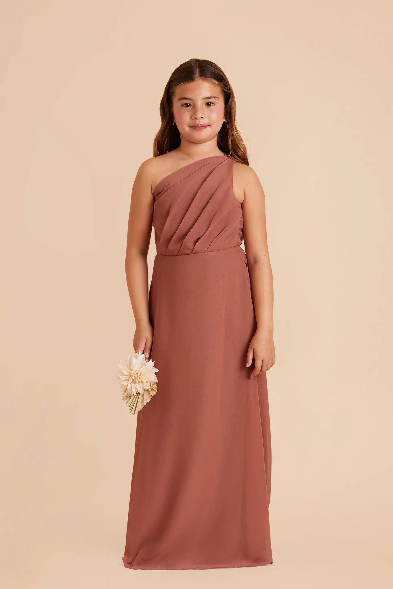 Kiara Junior Chiffon Dress - Desert Rose sold by Birdy Grey