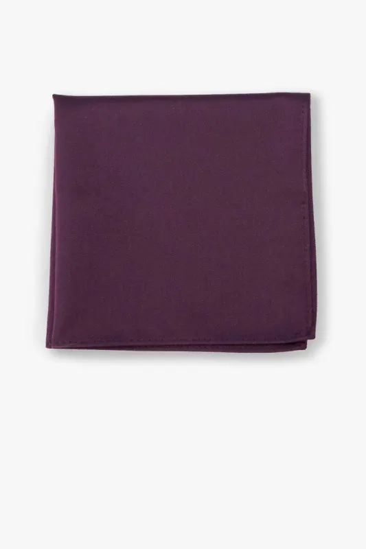 Didi Pocket Square - Plum sold by Birdy Grey