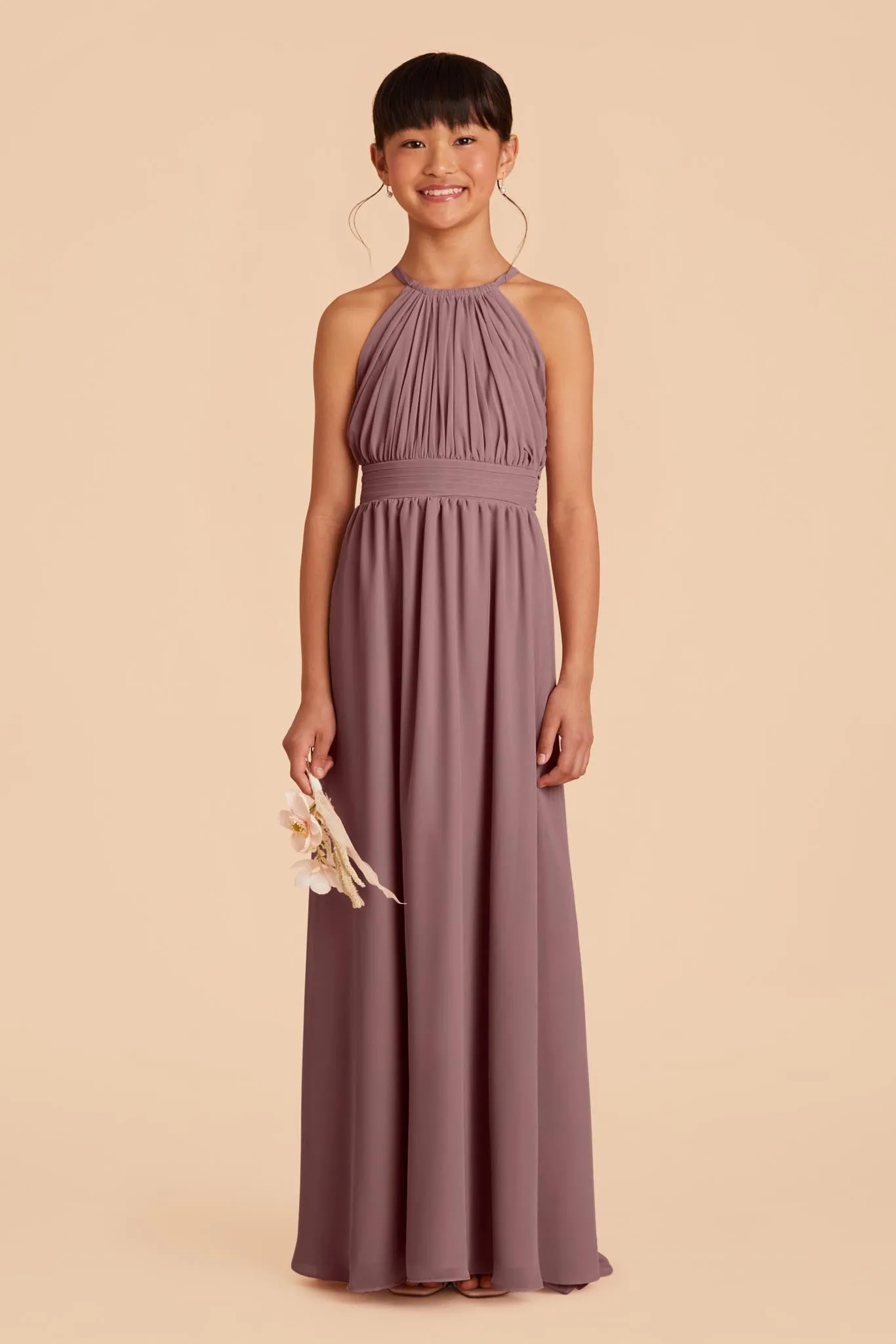 Sienna Junior Dress - Dark Mauve sold by Birdy Grey product image thumbnail 3