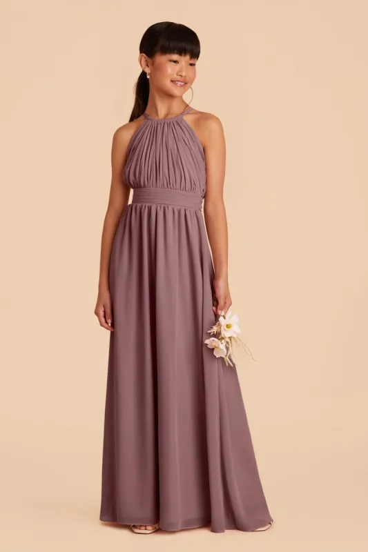 Sienna Junior Dress - Dark Mauve sold by Birdy Grey