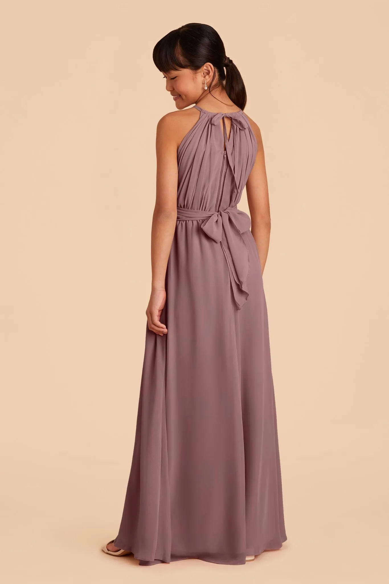 Sienna Junior Dress - Dark Mauve sold by Birdy Grey product image thumbnail 2