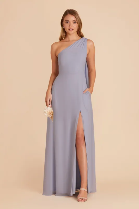 Melissa Chiffon Dress - Dusty Lilac sold by Birdy Grey