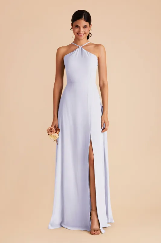 Juliet Chiffon Dress - Periwinkle Blue sold by Birdy Grey