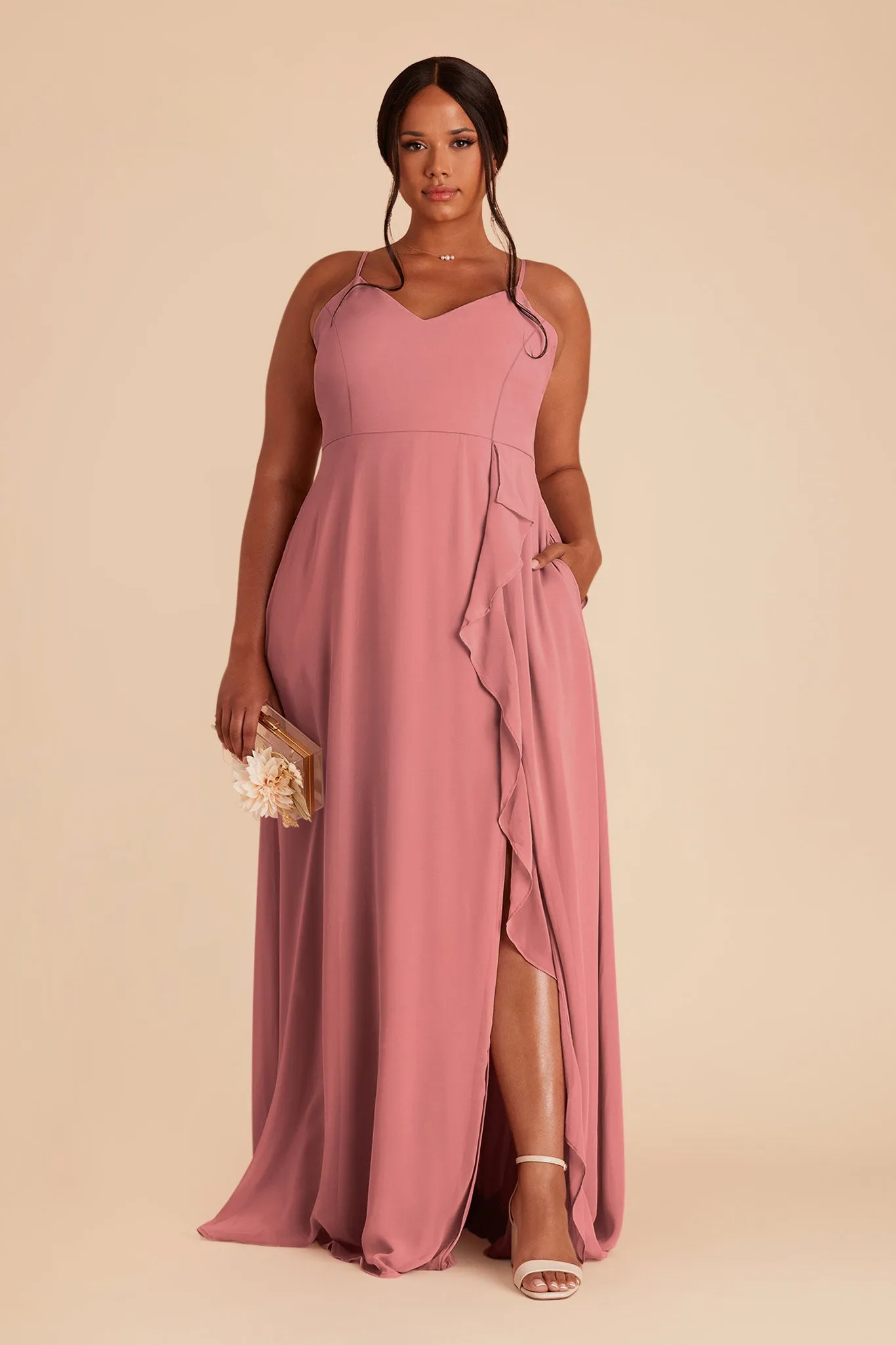 Theresa Chiffon Dress - Mulberry sold by Birdy Grey product image thumbnail 2