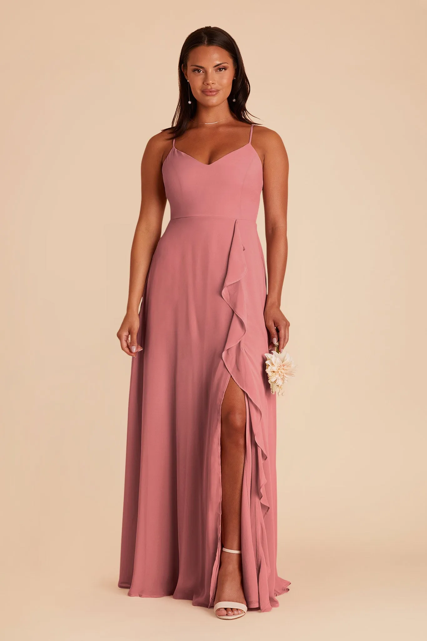 Theresa Chiffon Dress - Mulberry sold by Birdy Grey