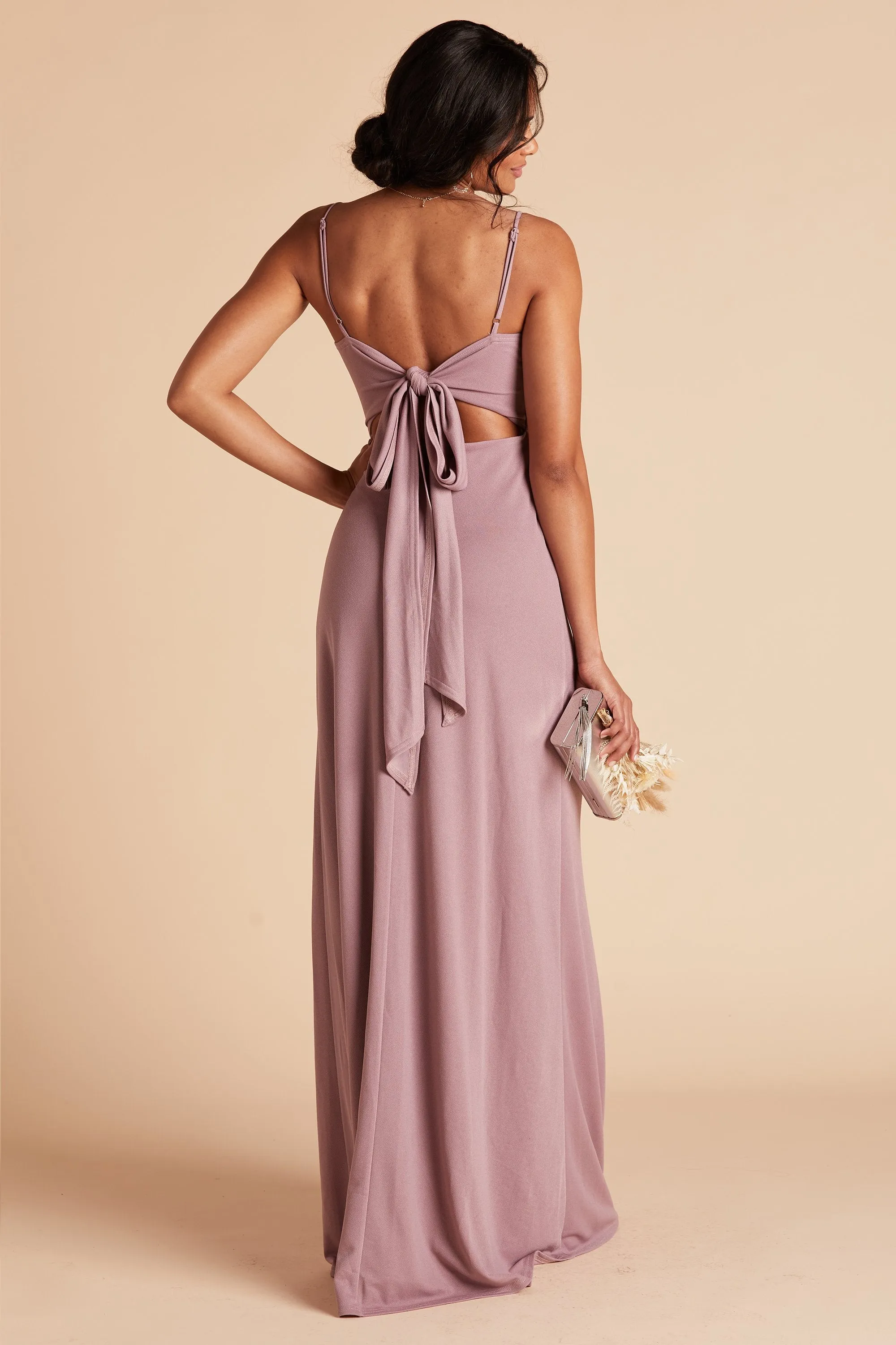 Benny Crepe Dress - Dark Mauve sold by Birdy Grey product image thumbnail 2