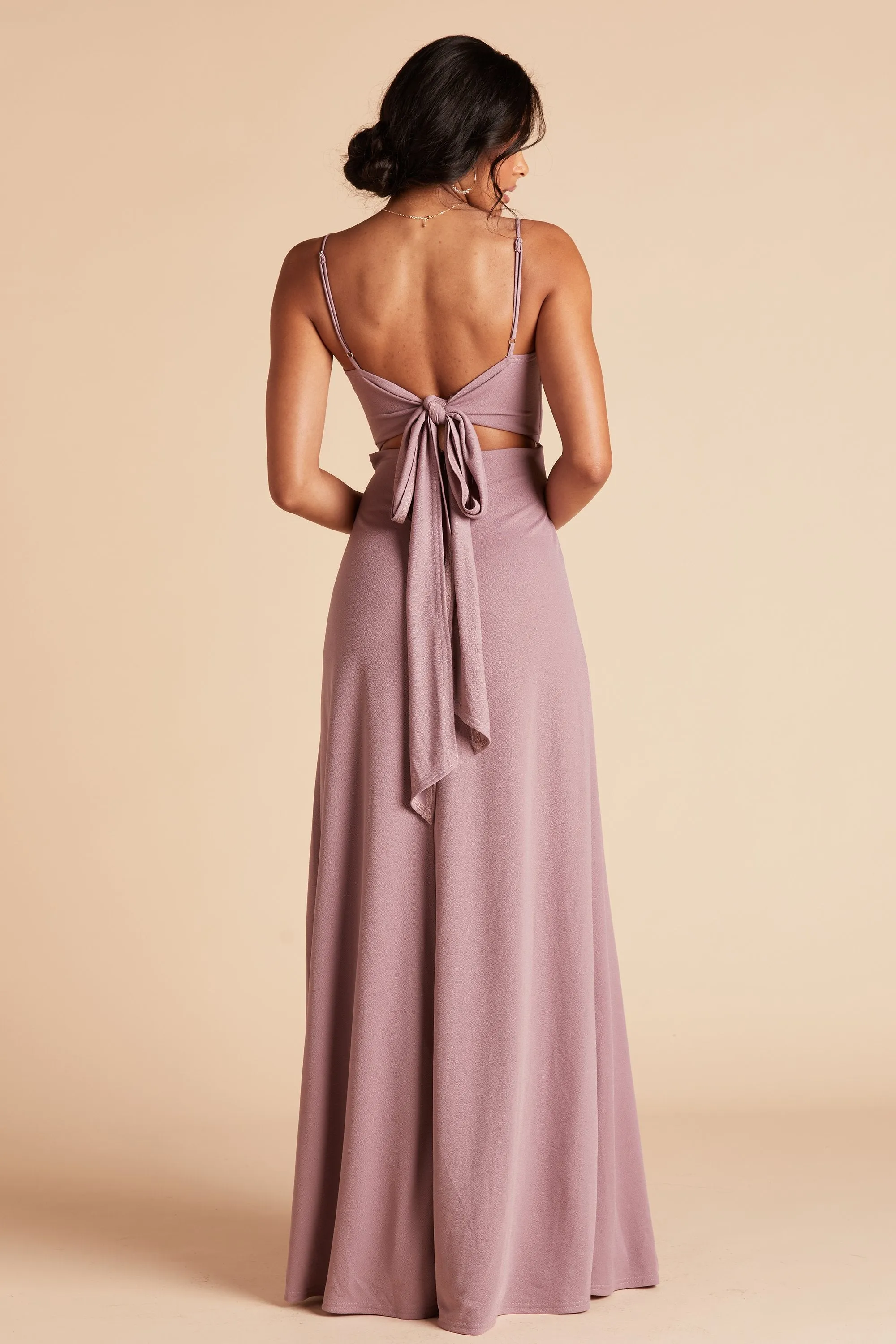 Benny Crepe Dress - Dark Mauve sold by Birdy Grey product image thumbnail 5