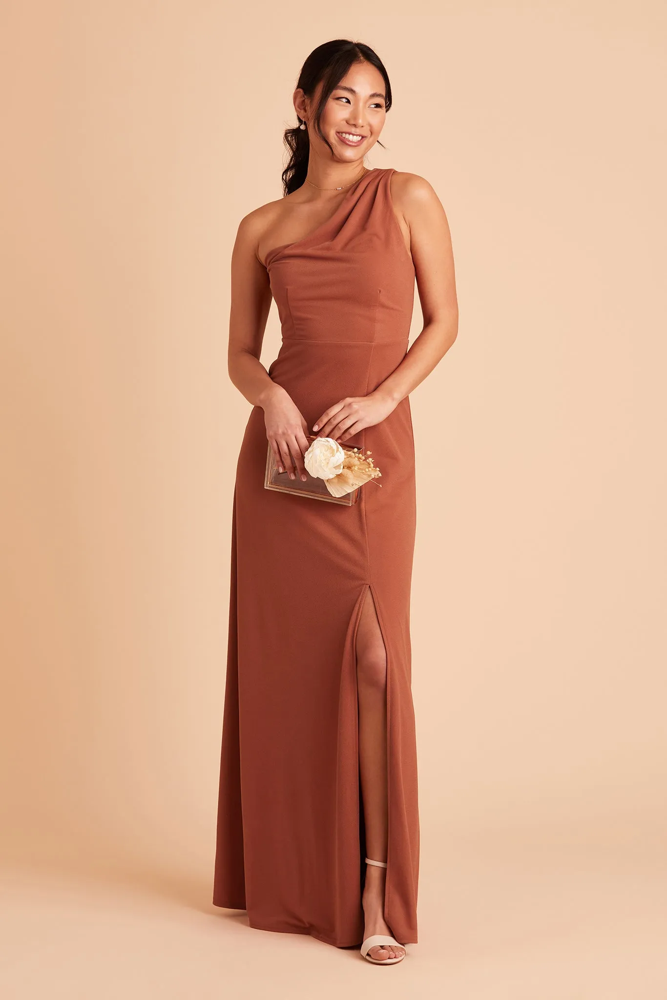 Kira Crepe Dress - Terracotta sold by Birdy Grey product image thumbnail 4