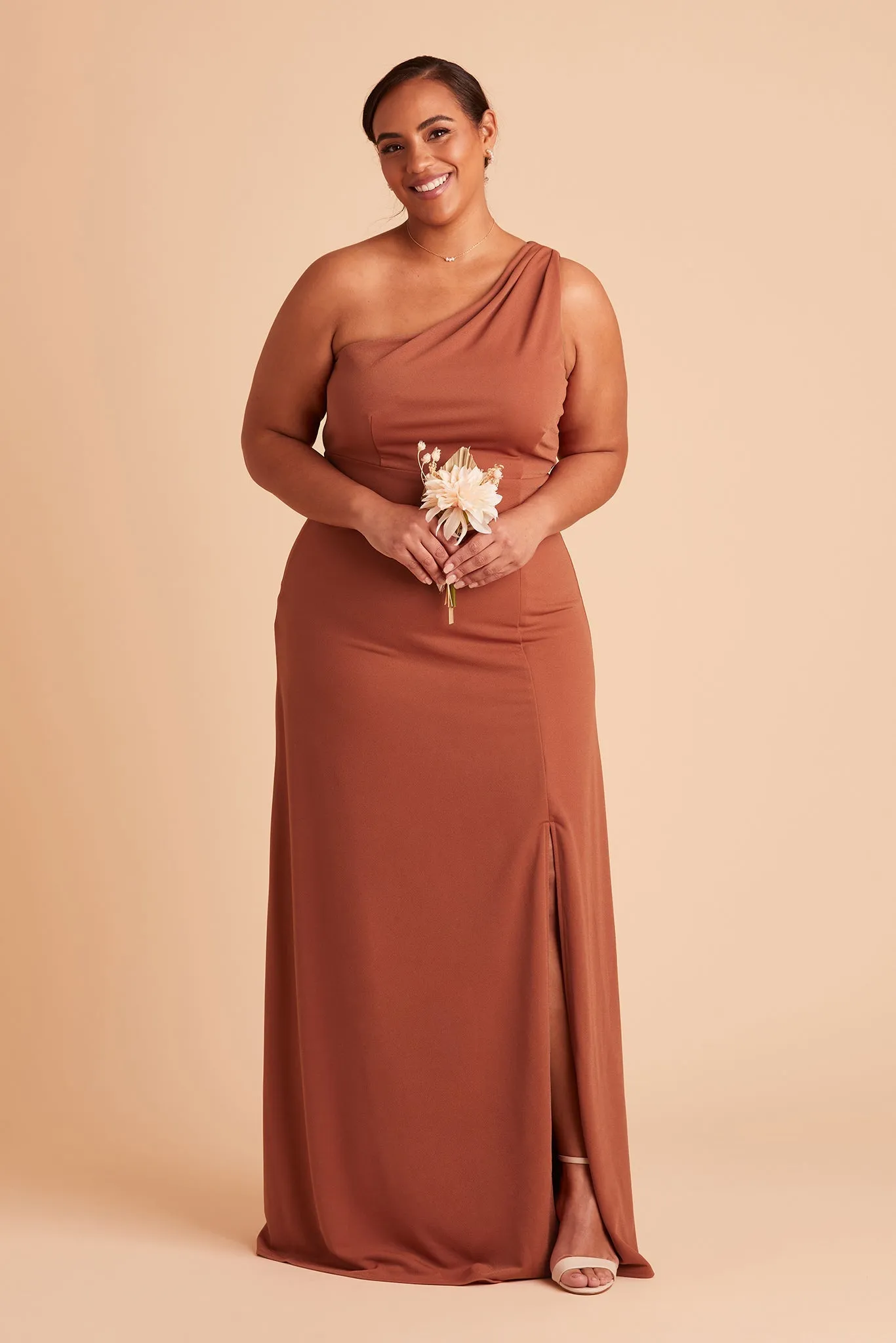 Kira Crepe Dress - Terracotta sold by Birdy Grey product image thumbnail 2